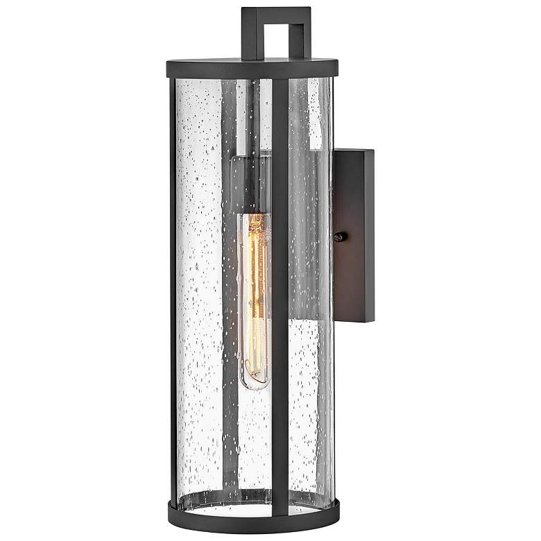 Image 1 Lark Banks Outdoor Medium Wall Mount Lantern Black