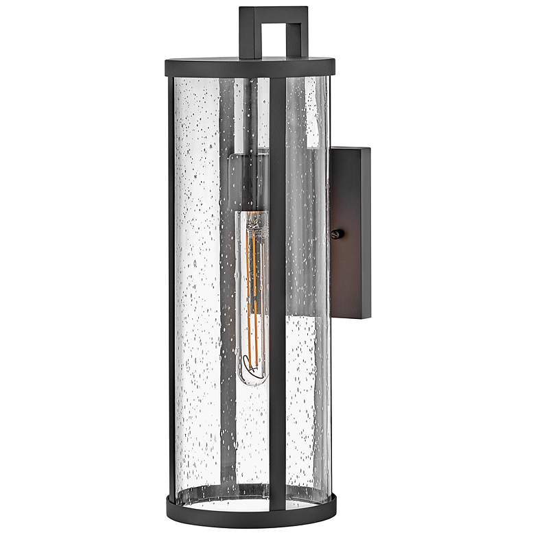 Image 2 Lark Banks Outdoor Medium Wall Mount Lantern Black more views