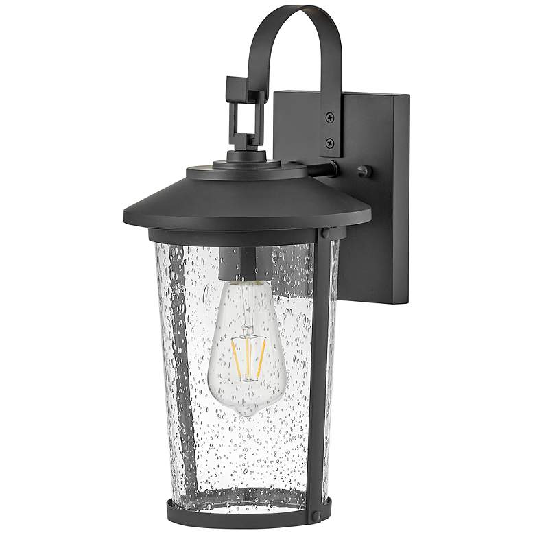 Image 2 Lark-Banks Outdoor-Small Wall Mount Lantern-Black more views