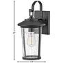 5_Lark-Banks Outdoor-Small Wall Mount Lantern-Black more views