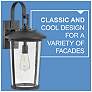 Lark-Banks Outdoor-Small Wall Mount Lantern-Black