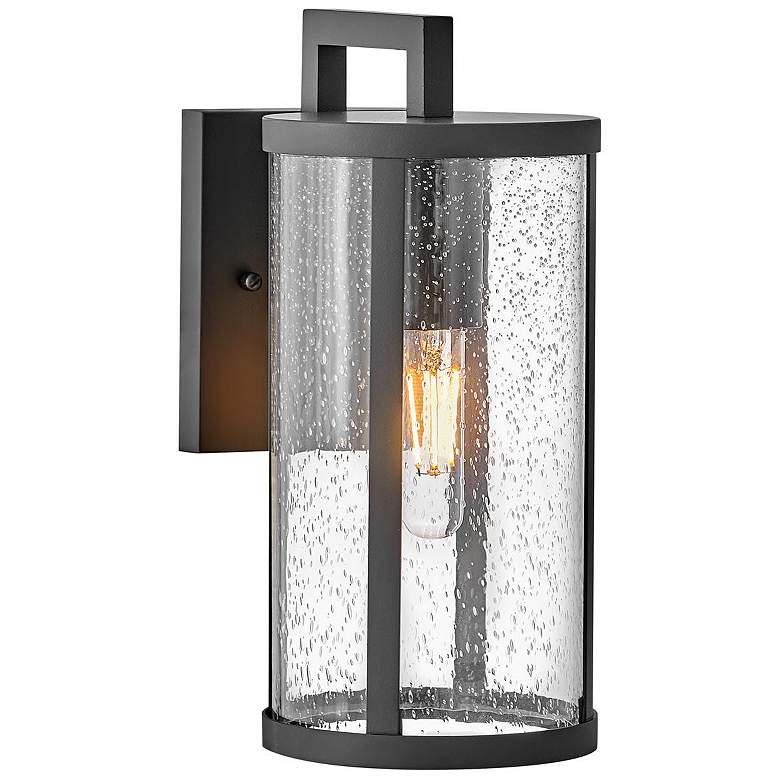 Image 1 Lark Banks Outdoor Small Wall Mount Lantern Black