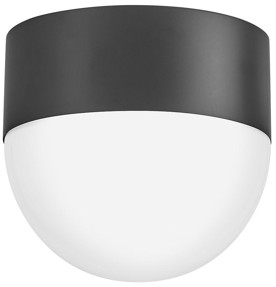 Image 2 Lark Bardi Outdoor Small Flush Mount 8" Black more views