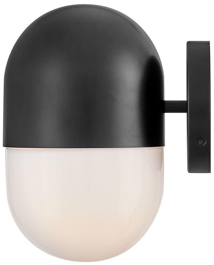 Image 4 Lark Bardi Outdoor Small Wall Mount Lantern 10" Black more views