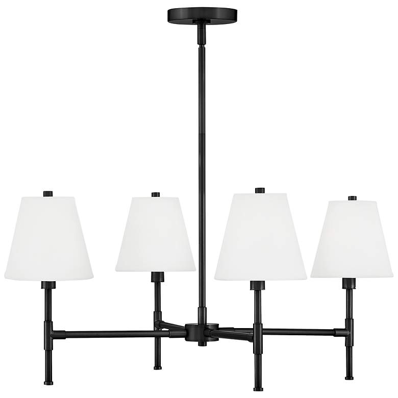Image 2 Lark Beale Medium Single Tier Chandelier Black more views