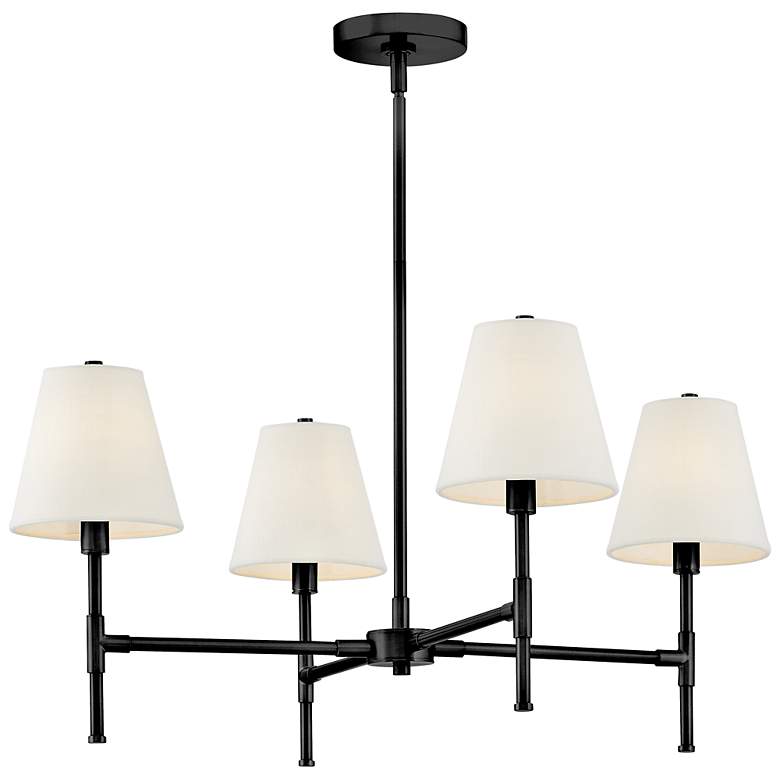 Image 3 Lark Beale Medium Single Tier Chandelier Black more views