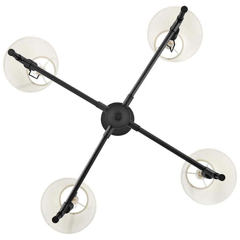 Image 5 Lark Beale Medium Single Tier Chandelier Black more views