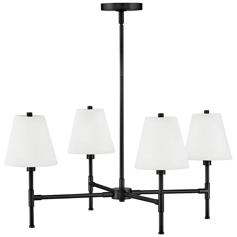 Image 6 Lark Beale Medium Single Tier Chandelier Black more views