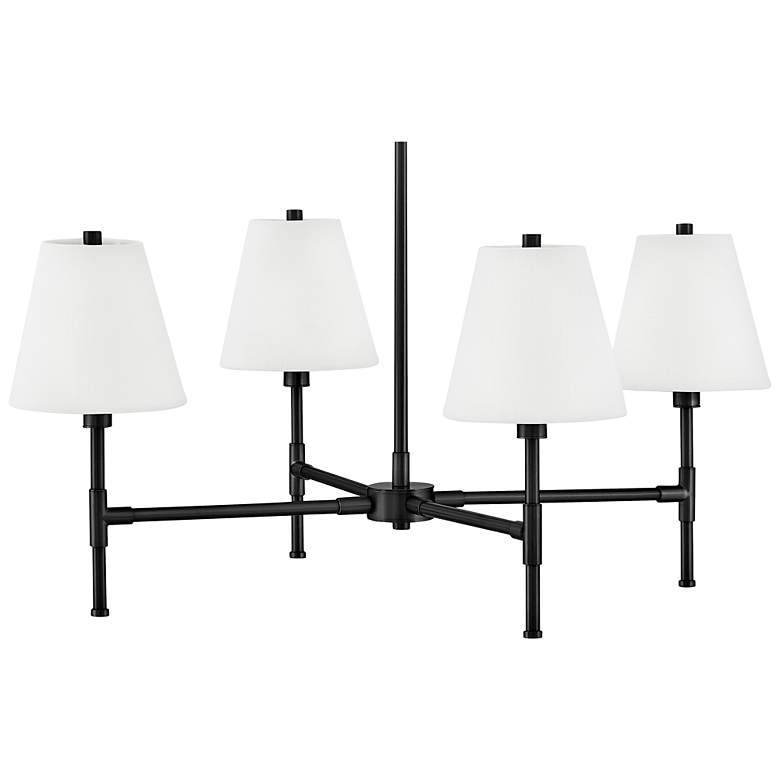Image 7 Lark Beale Medium Single Tier Chandelier Black more views
