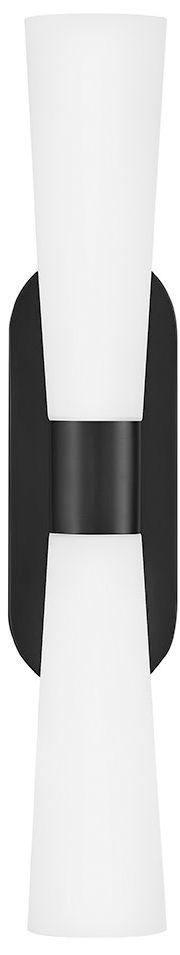 Thumbnail2 of Lark Beau Large Two Light Sconce 24" Black more views