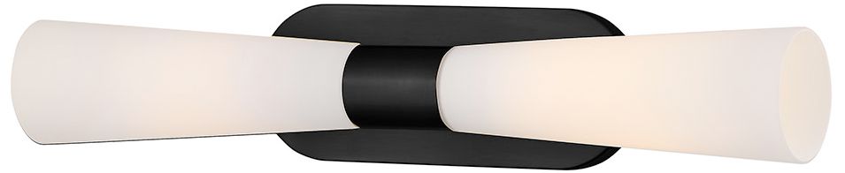 Lark Beau Large Two Light Sconce 24" Black