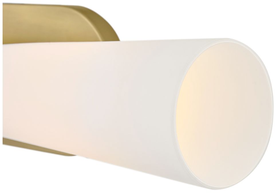 Image 3 Lark Beau Large Two Light Sconce 24" Lacquered Brass more views