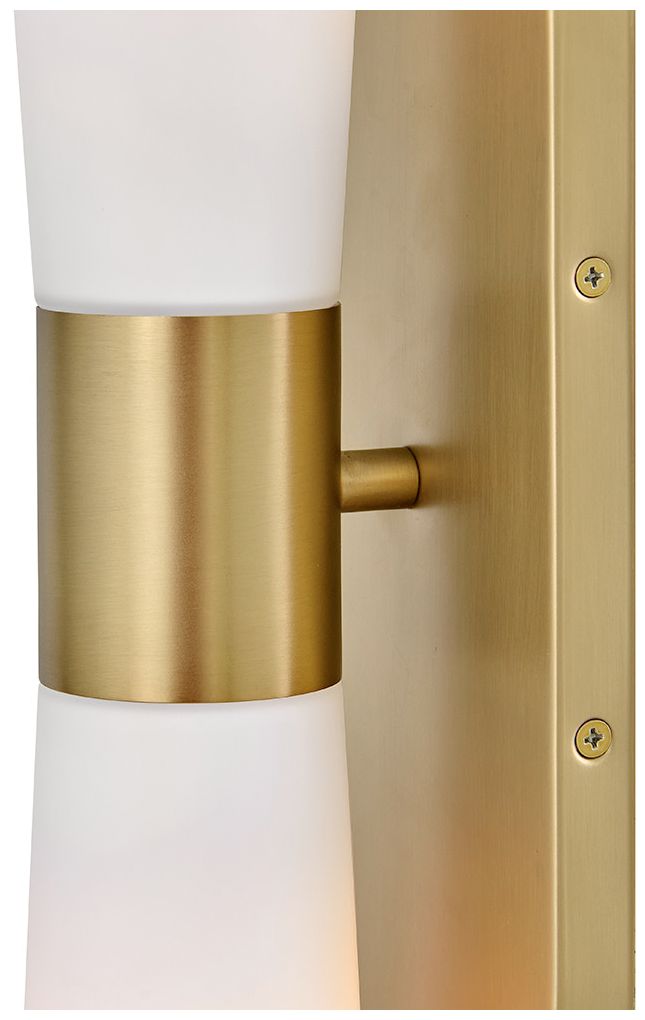 Image 4 Lark Beau Large Two Light Sconce 24" Lacquered Brass more views