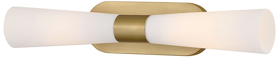 Image 5 Lark Beau Large Two Light Sconce 24" Lacquered Brass more views