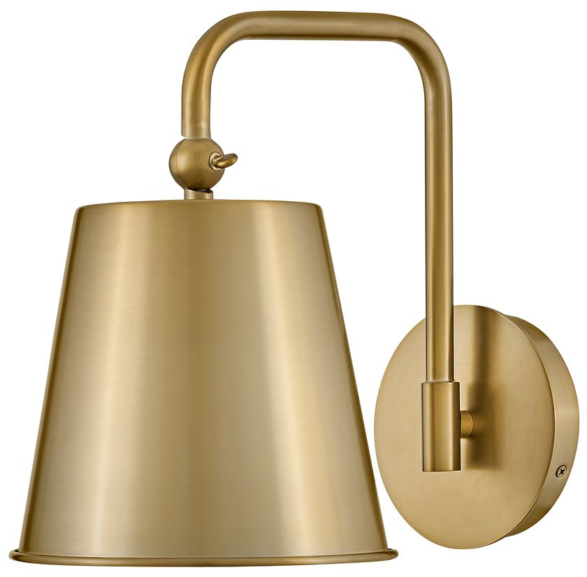 Image 2 Lark Blake Interior Medium Single Light Sconce 11.75" Lacquered Brass