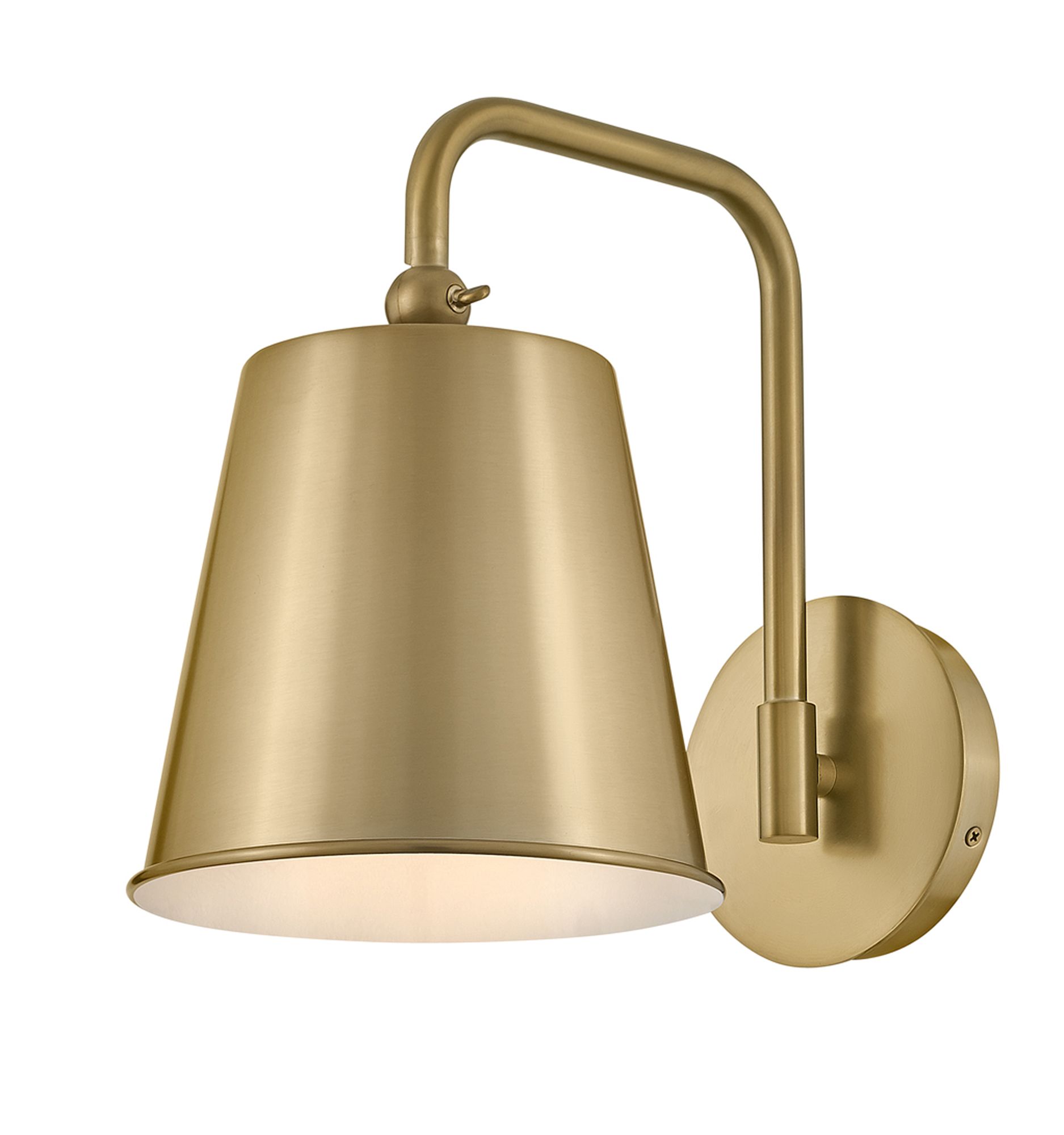 Lark Blake Interior Medium Single Light Sconce 11.75" Lacquered Brass