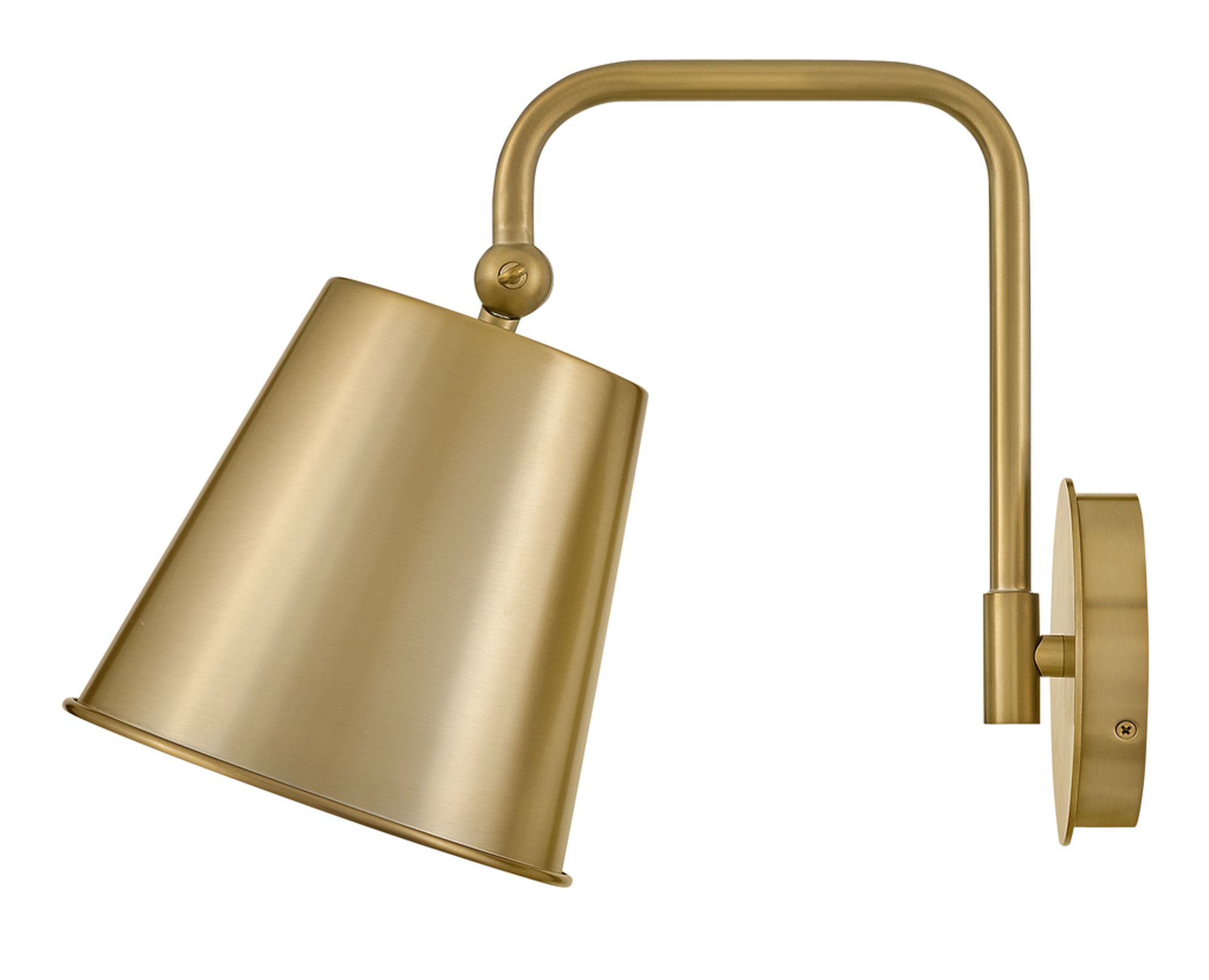 Image 7 Lark Blake Interior Medium Single Light Sconce 11.75" Lacquered Brass more views