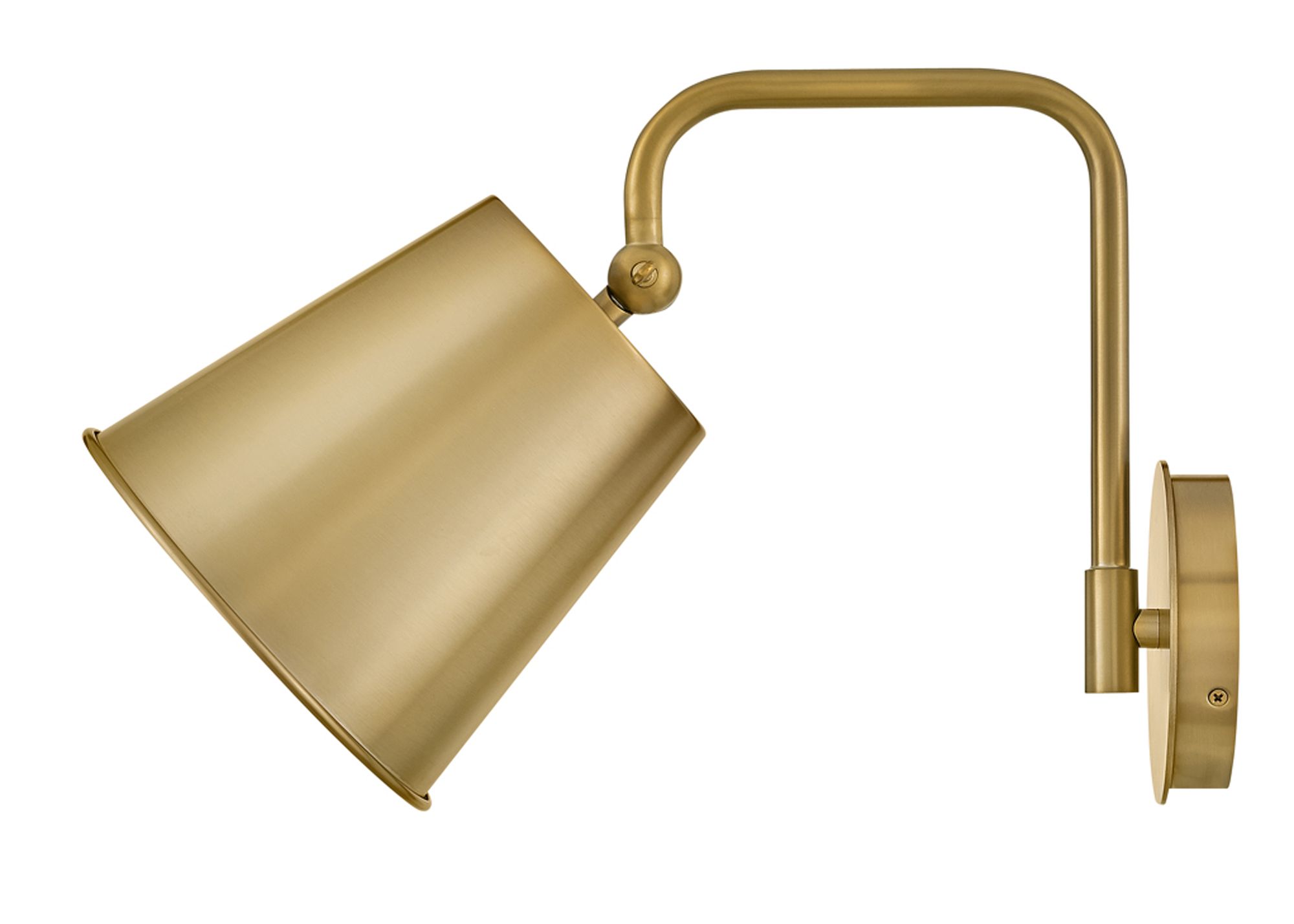 Lark Blake Interior Medium Single Light Sconce 11.75" Lacquered Brass