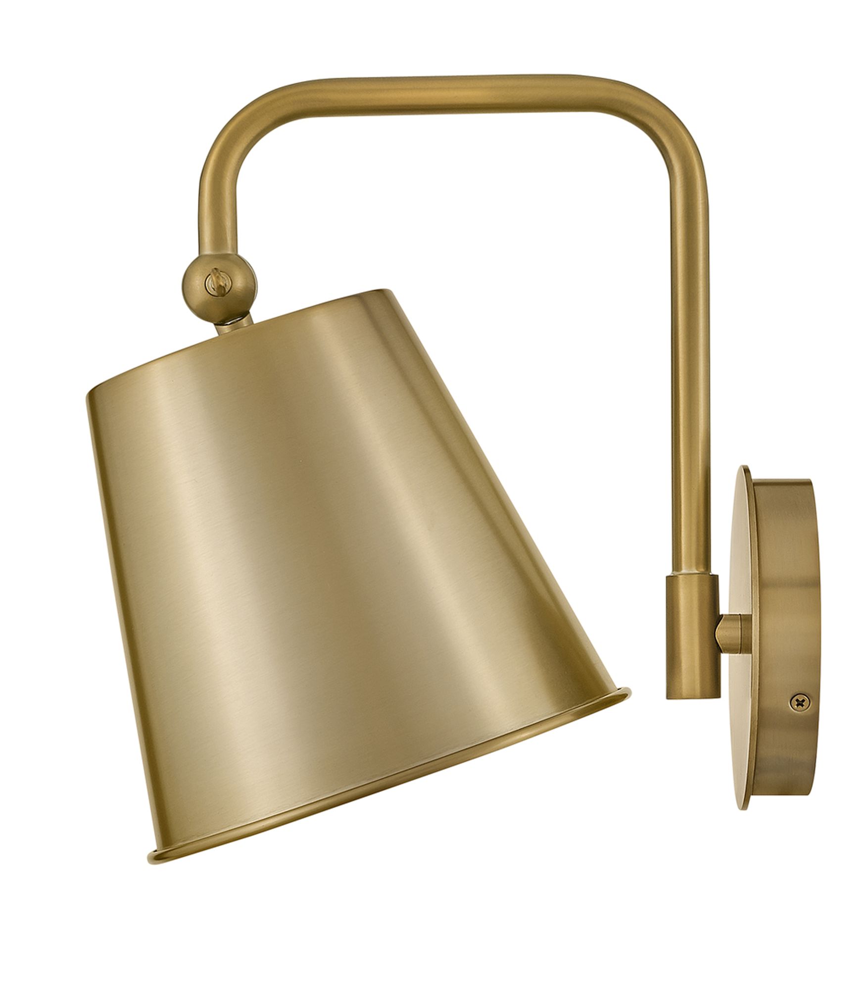 Lark Blake Interior Medium Single Light Sconce 11.75" Lacquered Brass