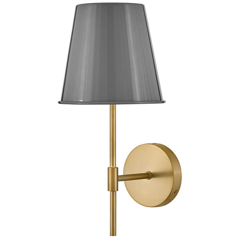 Image 1 Lark Blake Sconce Medium Single Light Sconce French Gray