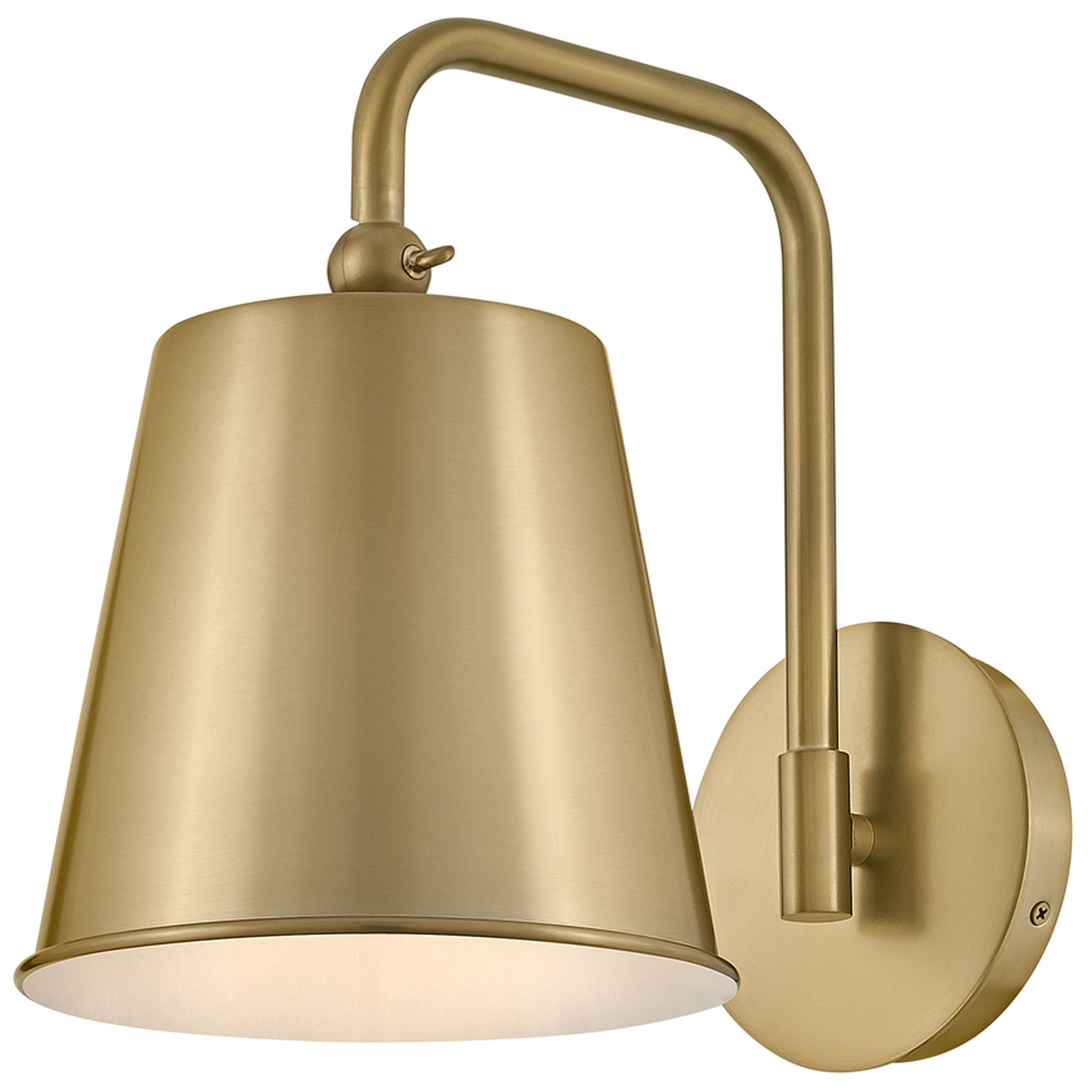 Lark Blake Sconce Medium Single Light Sconce Lacquered Brass