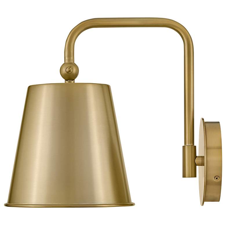 Image 5 Lark Blake Sconce Medium Single Light Sconce Lacquered Brass more views