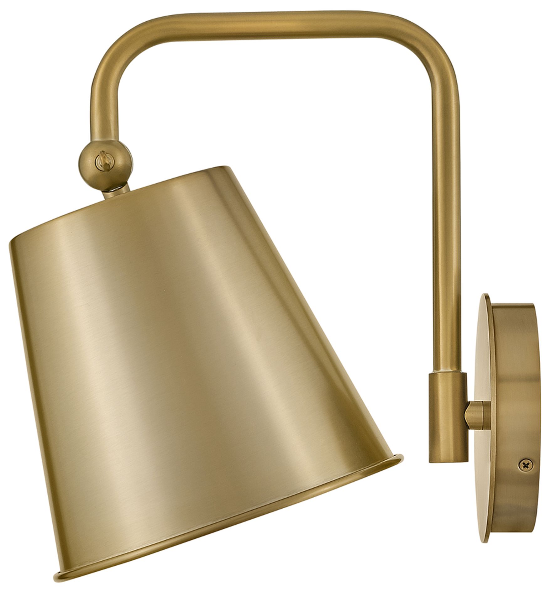 Lark Blake Sconce Medium Single Light Sconce Lacquered Brass