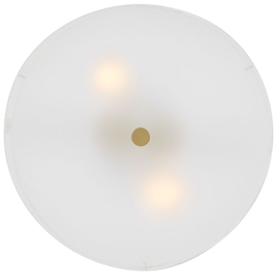 Image 5 Lark Bliss Medium Semi Flush Mount 14" Lacquered Brass more views
