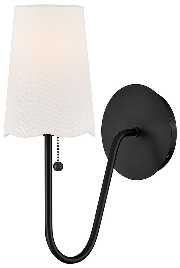 Lark Bliss Medium Single Light Sconce 15" Black