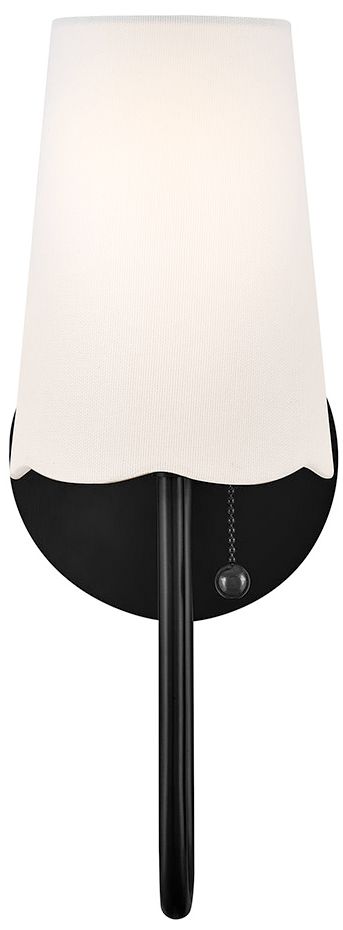 Image 6 Lark Bliss Medium Single Light Sconce 15" Black more views
