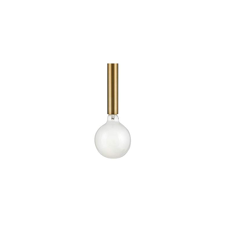 Image 4 Lark Bobbie 5 1/2" Wide Lacquered Brass Mini Pendant more views