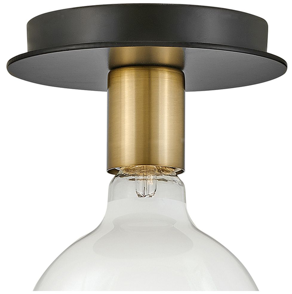 Image 3 Lark Bobbie Extra Small Single Light Flush Mount 5.5" Lacquered Brass more views