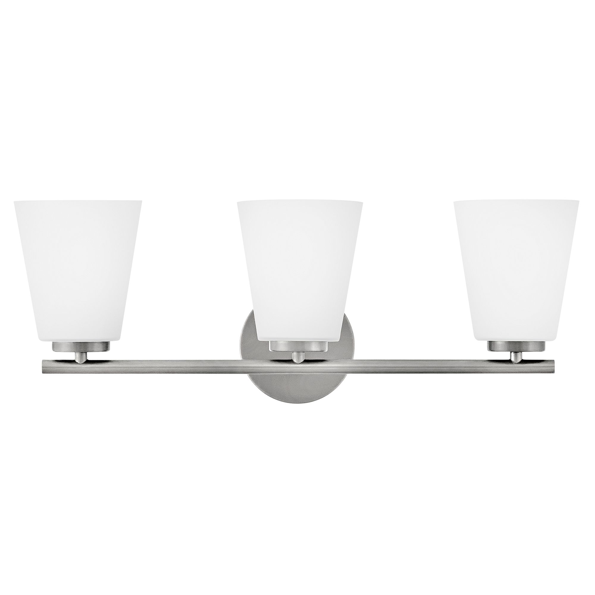 Image 2 Lark Bri Bath Medium Three Light Vanity 24" Brushed Nickel more views