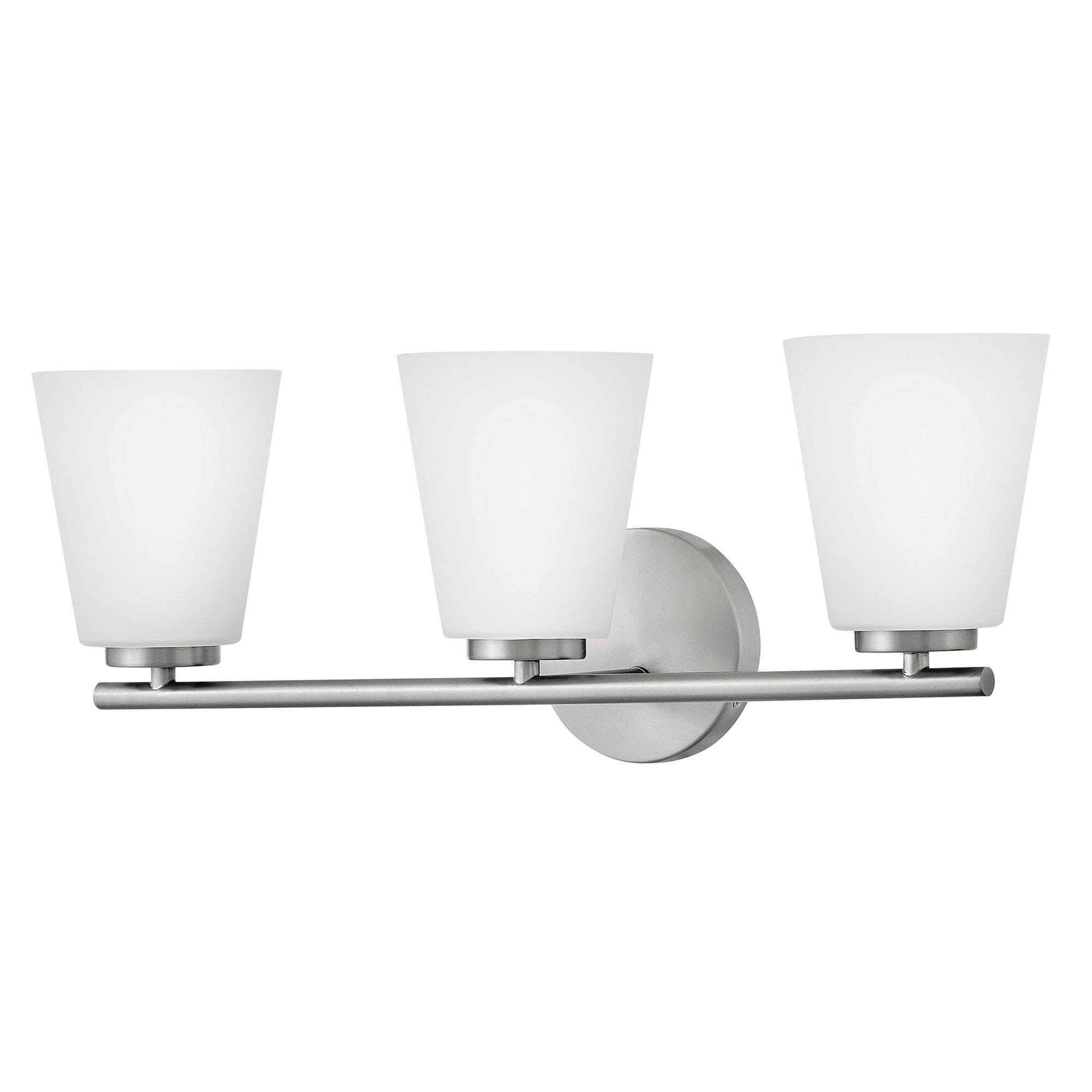 Image 4 Lark Bri Bath Medium Three Light Vanity 24" Brushed Nickel more views