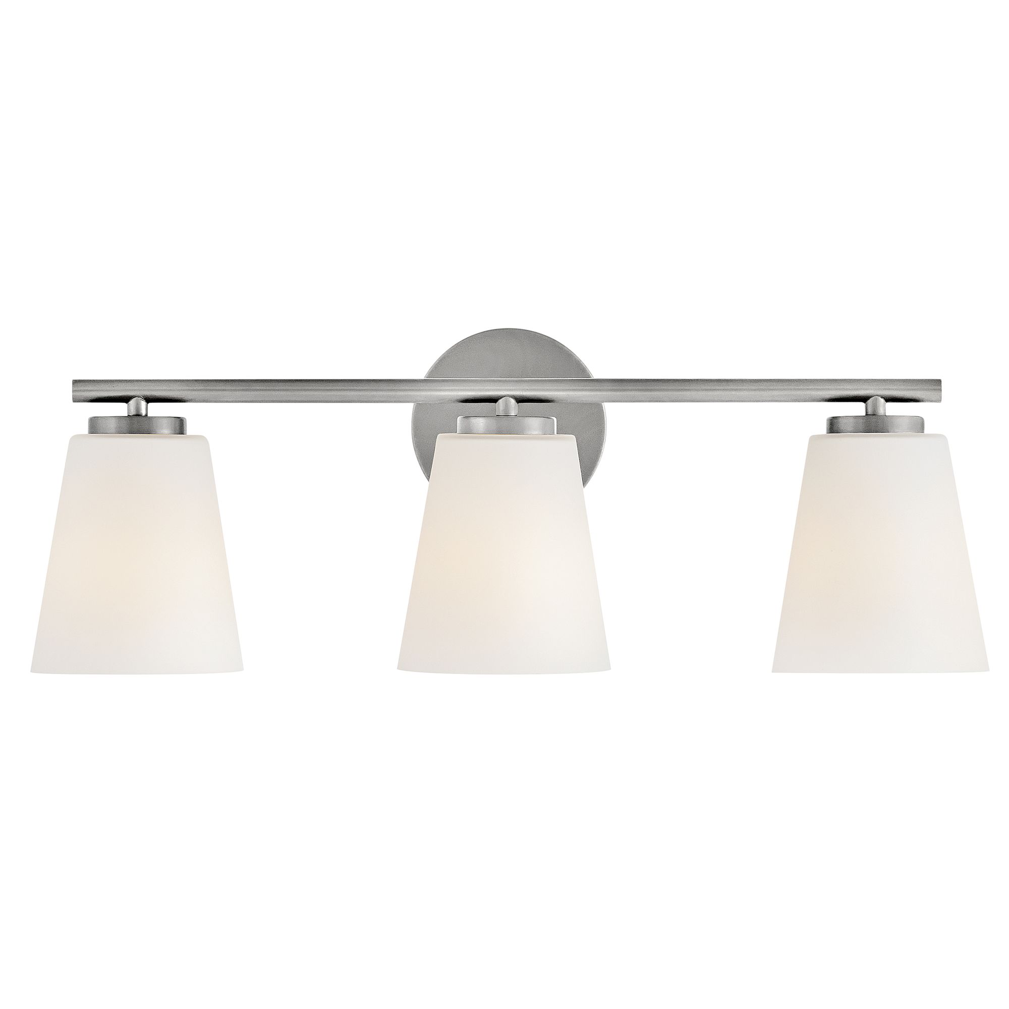 Image 7 Lark Bri Bath Medium Three Light Vanity 24" Brushed Nickel more views