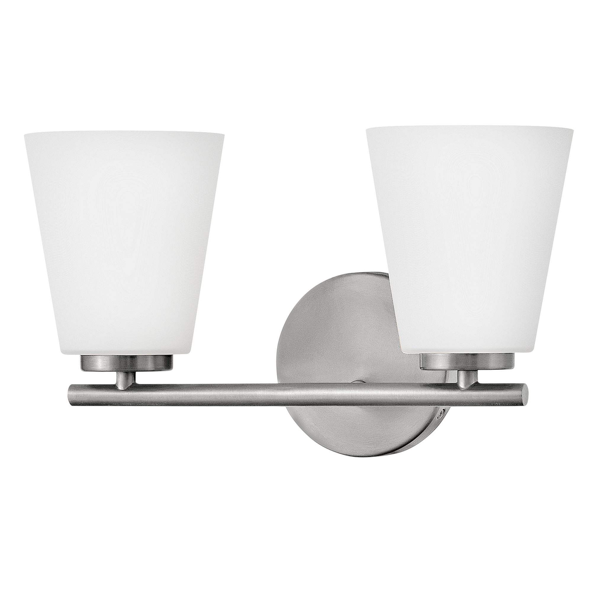 Image 4 Lark Bri Bath Small Two Light Vanity 15" Brushed Nickel more views