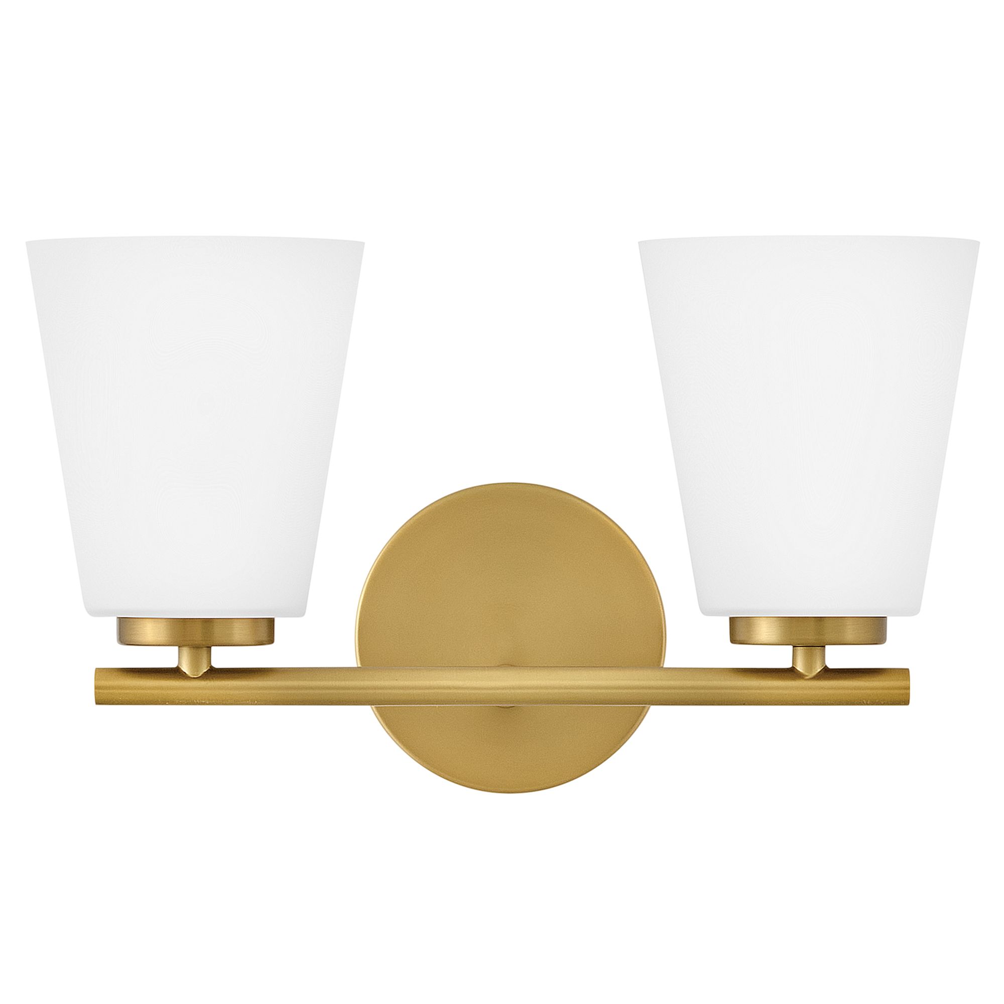 Image 2 Lark Bri Bath Small Two Light Vanity 15" Lacquered Brass more views