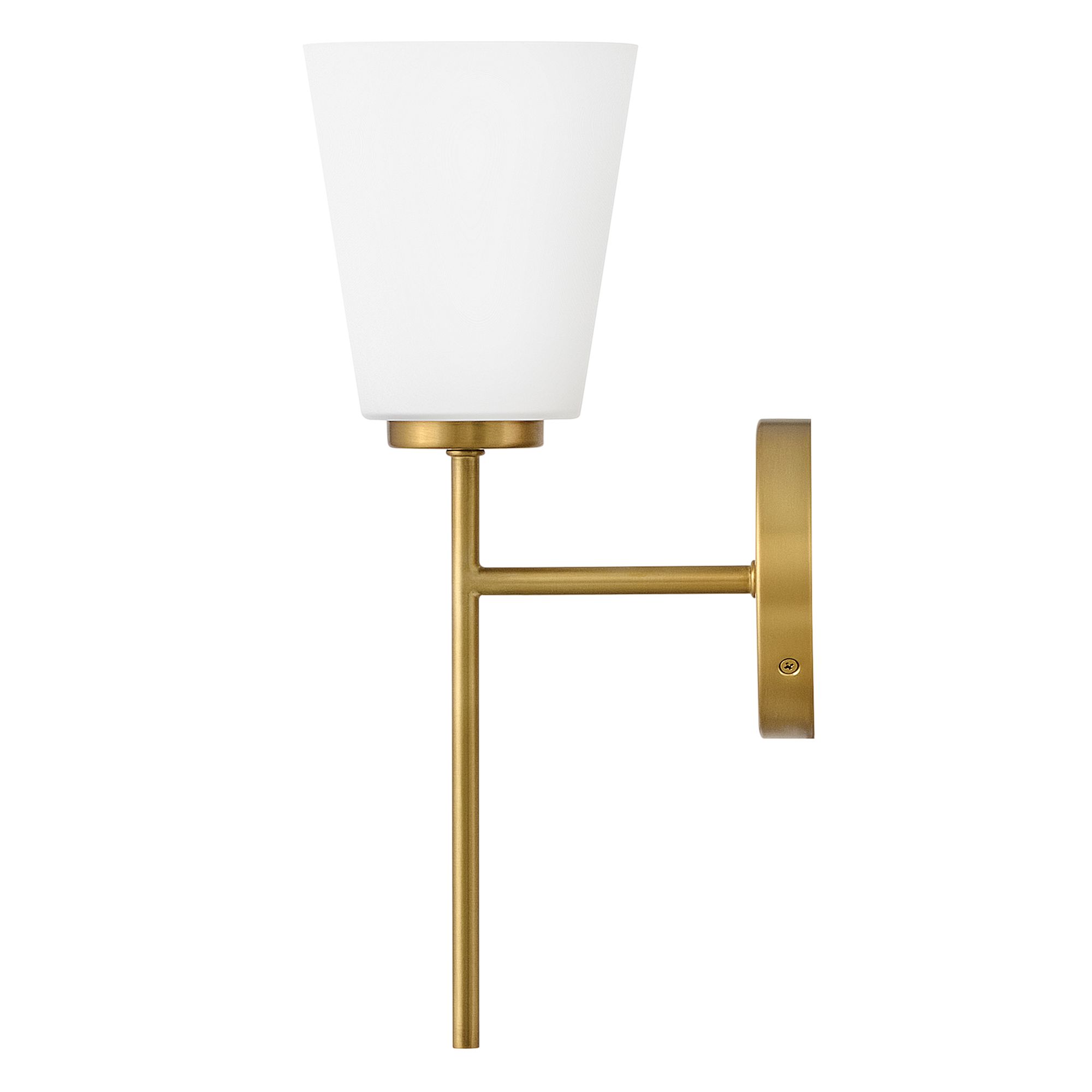 Image 5 Lark Bri Medium Single Light Vanity 16" Lacquered Brass more views