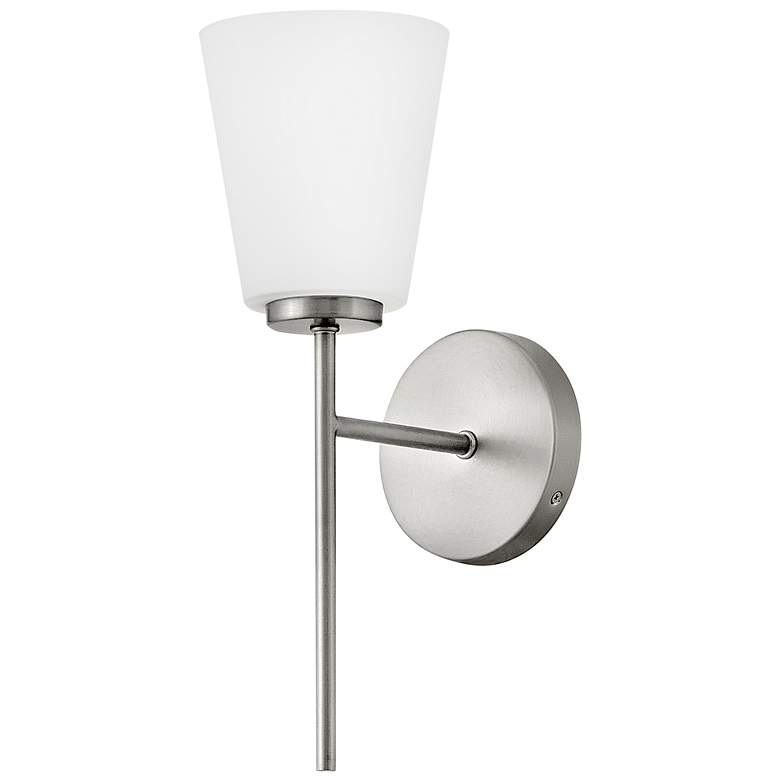 Image 4 Lark Bri Medium Single Light Vanity Brushed Nickel more views