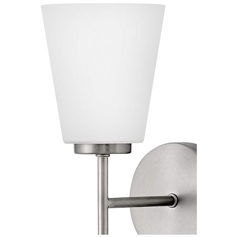 Image 6 Lark Bri Medium Single Light Vanity Brushed Nickel more views