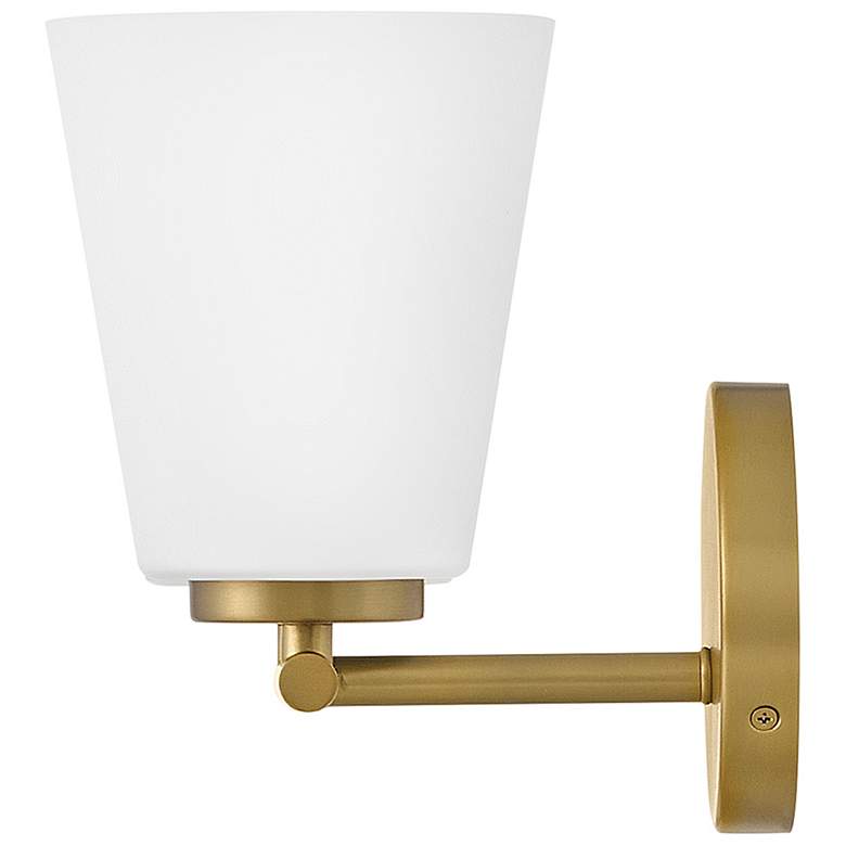 Image 6 Lark Bri Medium Three Light Vanity Lacquered Brass more views