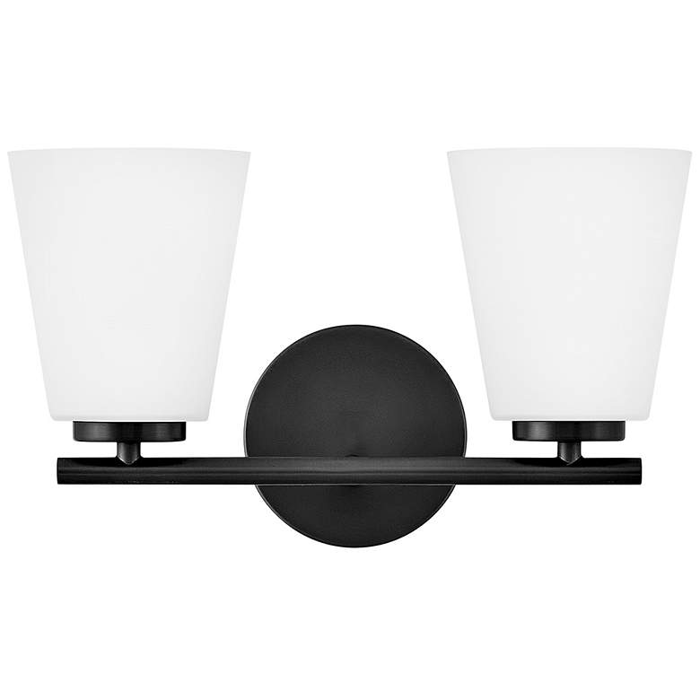 Image 1 Lark Bri Small Two Light Vanity Black