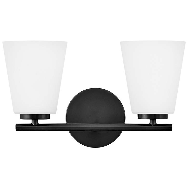 Image 2 Lark Bri Small Two Light Vanity Black more views