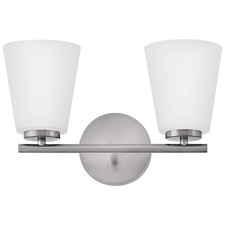 Image 3 Lark Bri Small Two Light Vanity Brushed Nickel more views