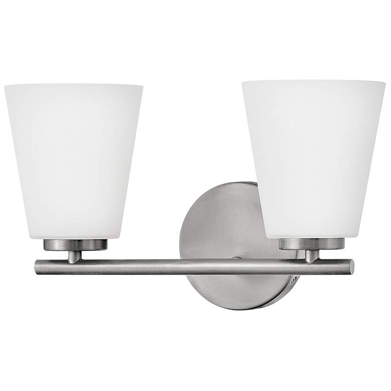 Image 4 Lark Bri Small Two Light Vanity Brushed Nickel more views
