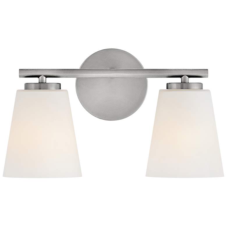 Image 7 Lark Bri Small Two Light Vanity Brushed Nickel more views