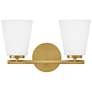 1_Lark Bri Small Two Light Vanity Lacquered Brass