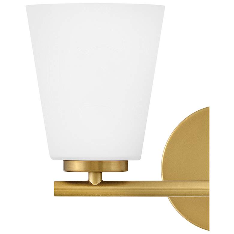 Image 5 Lark Bri Small Two Light Vanity Lacquered Brass more views