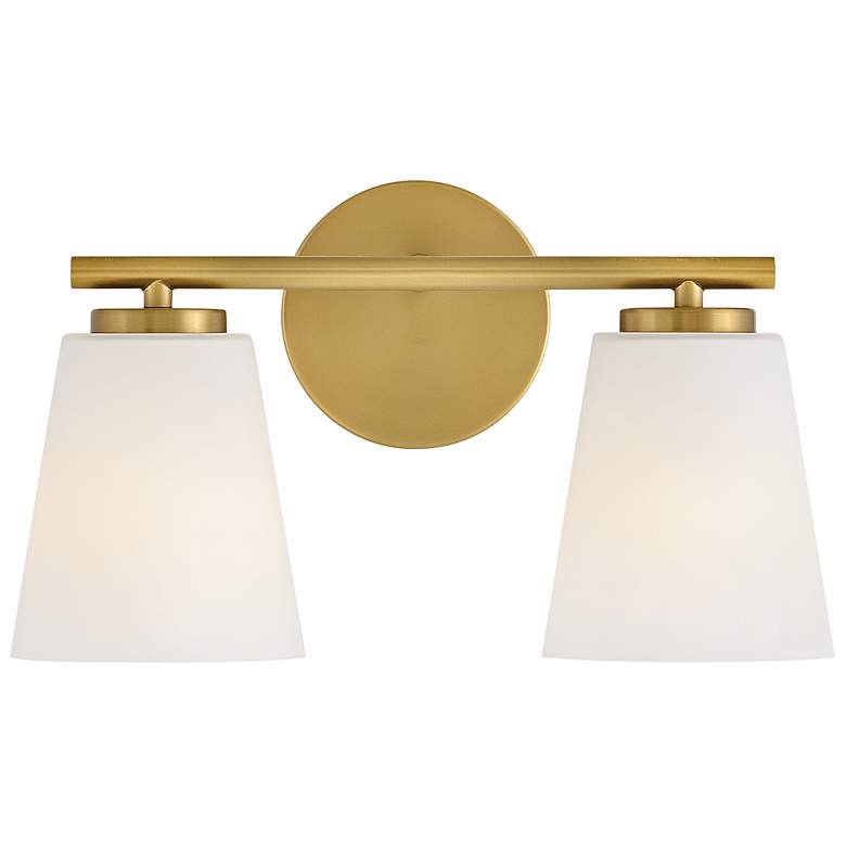 Image 7 Lark Bri Small Two Light Vanity Lacquered Brass more views