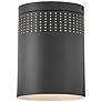 1_Lark Casey Small Flush Mount Black
